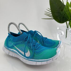 Nike Blue and Green Athletic Shoes